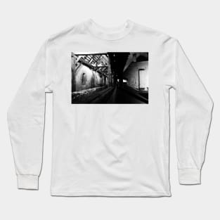 Chillon Castle in BW Long Sleeve T-Shirt